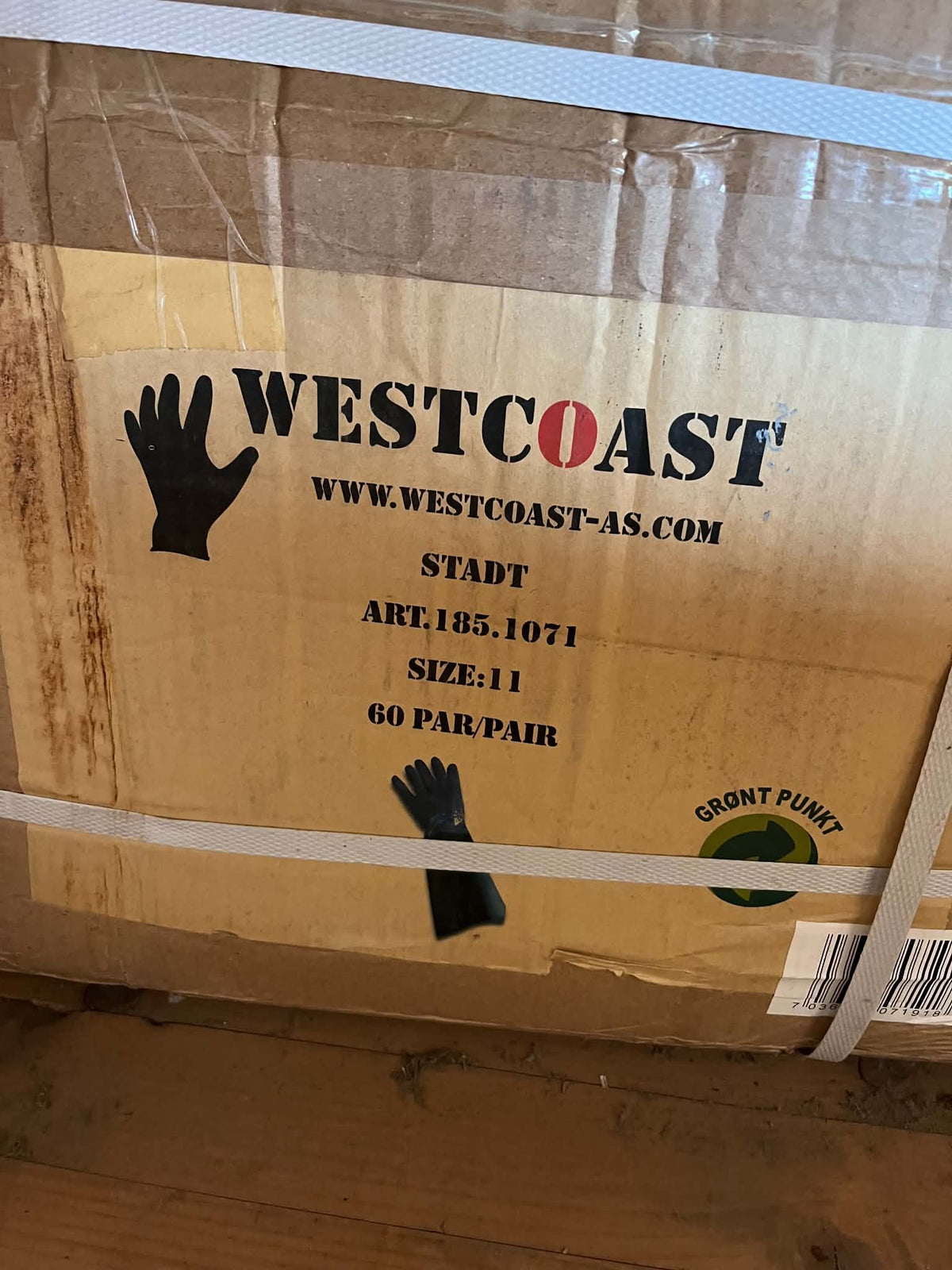 Westcoast Stadt Arbeidshansker – Blå/Svart